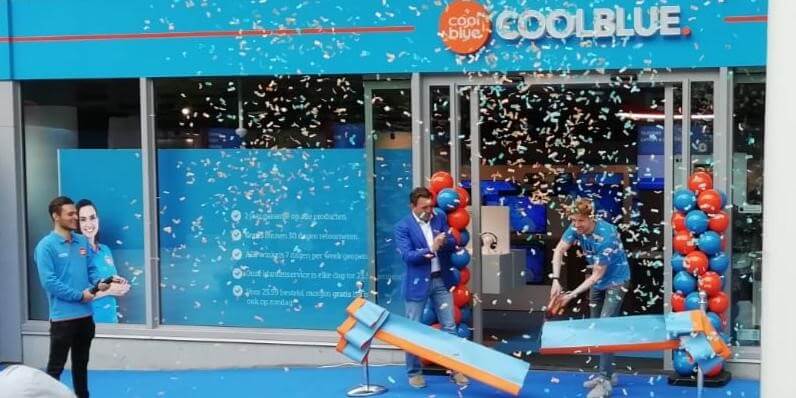 Celebrations at the opening of Coolblue in our Almere destination