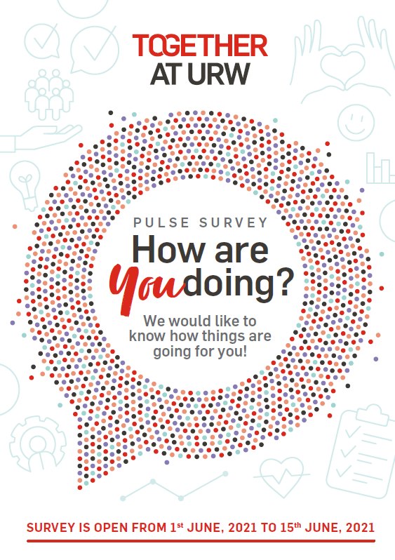 A poster promoting our Pulse Survey