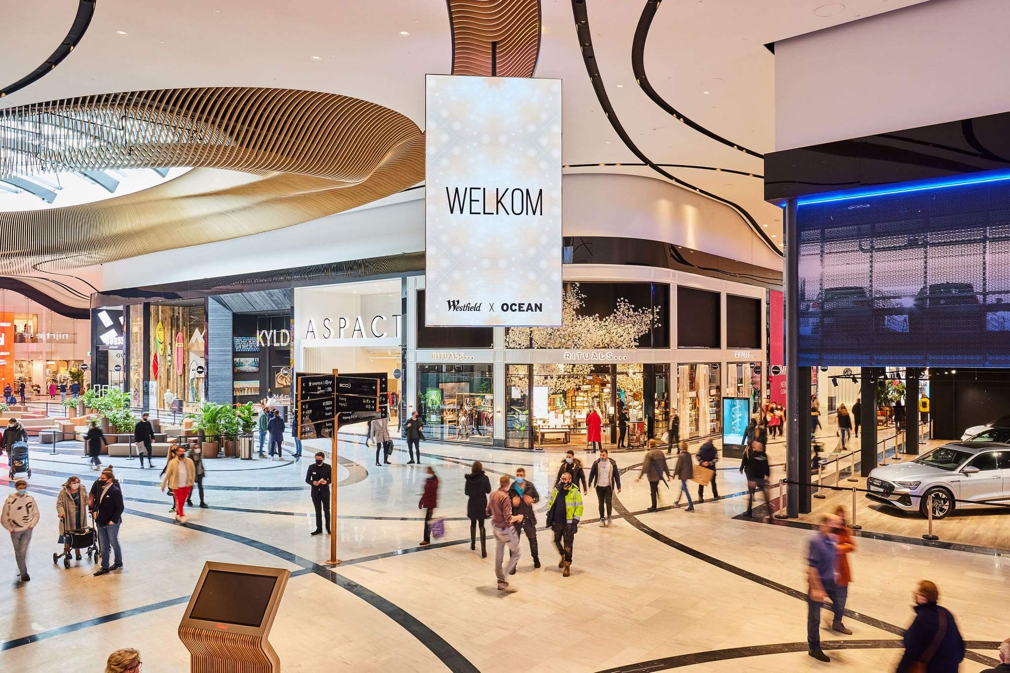 Take a virtual tour of the Westfield Mall of the Netherlands, inaugurated in March 2021